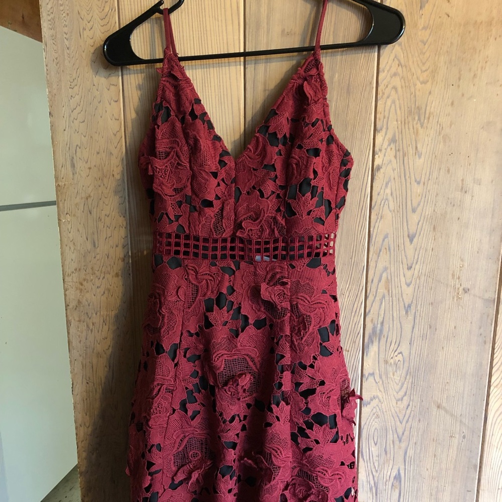 cute red dress